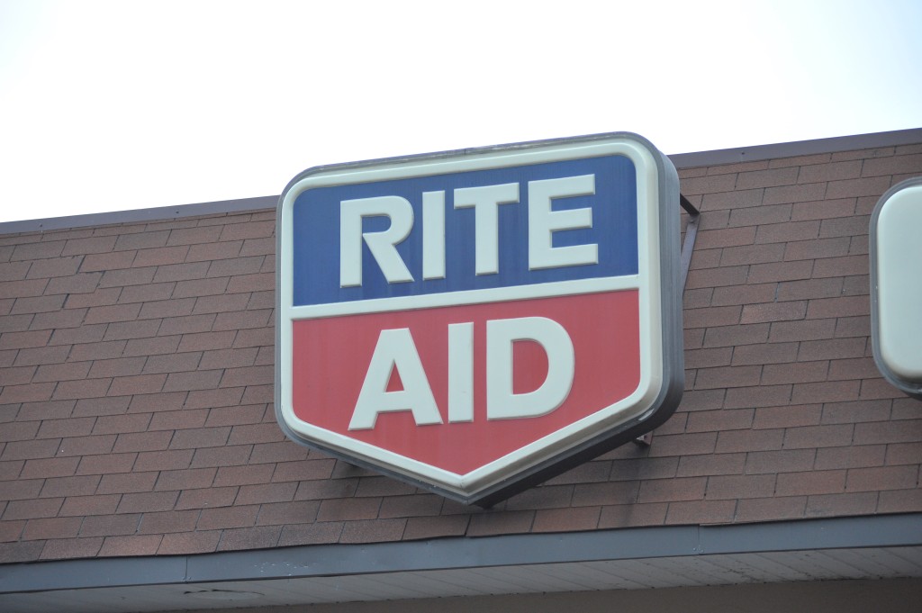 The Rite Aid Logo on a store
