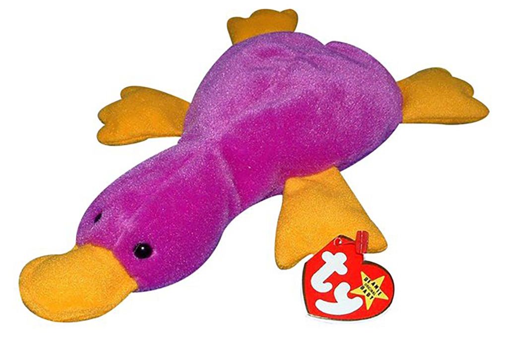 Warner — who reportedly named most if not all of the Beanie Babies, dubbed one "Patti the Platypus" after his ex, Roche.