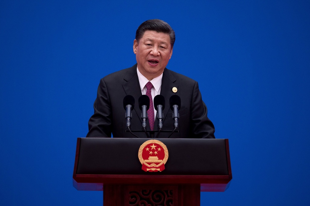 The future status of self-ruling island Taiwan has been a thorny issue. China claims the island as part of the country. China President Xi Jinping is seen above.